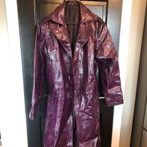 Men’s Large full length purple Joker jacket!